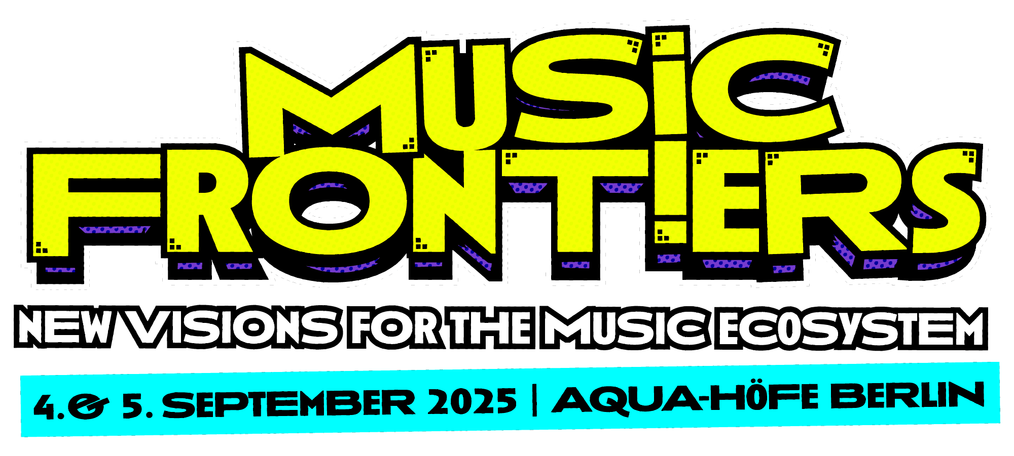 Music Frontiers Berlin Music Tech Conference, September 2025, yellow turkis